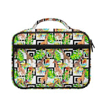 Exotic Tropical Giraffe Pattern Print Briefcase Bible Bag