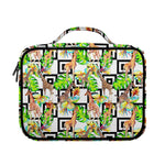 Exotic Tropical Giraffe Pattern Print Briefcase Bible Bag