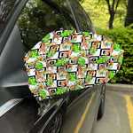 Exotic Tropical Giraffe Pattern Print Car Side Mirror Covers