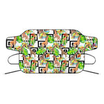 Exotic Tropical Giraffe Pattern Print Car Windshield Snow Cover