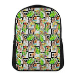 Exotic Tropical Giraffe Pattern Print Casual Backpack