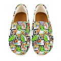 Exotic Tropical Giraffe Pattern Print Casual Shoes