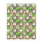 Exotic Tropical Giraffe Pattern Print Curtain