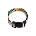 Exotic Tropical Giraffe Pattern Print Dog Collar