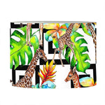 Exotic Tropical Giraffe Pattern Print Drum Lamp Shade
