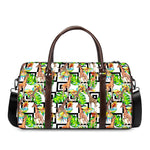 Exotic Tropical Giraffe Pattern Print Duffle Bag
