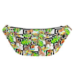 Exotic Tropical Giraffe Pattern Print Fanny Pack