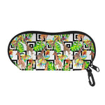 Exotic Tropical Giraffe Pattern Print Glasses Case