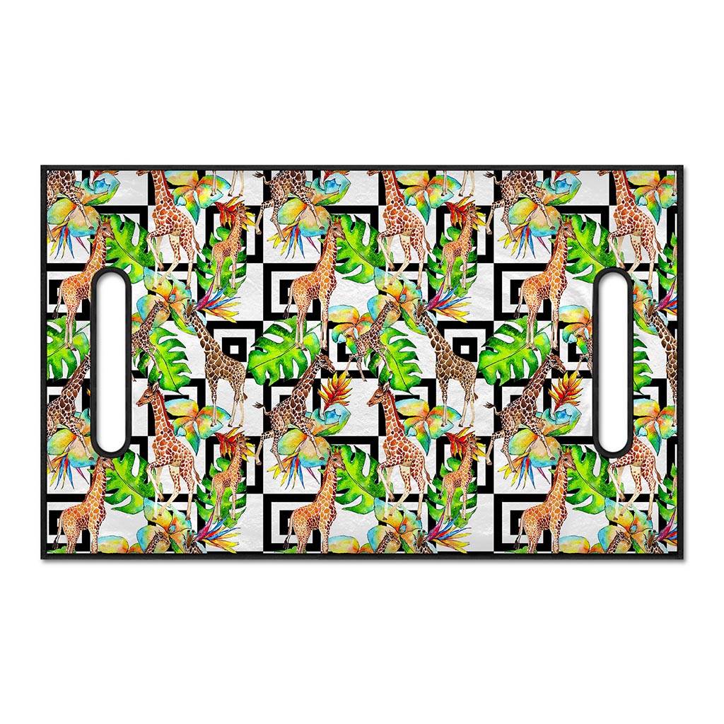 Exotic Tropical Giraffe Pattern Print Golf Cart Seat Cover