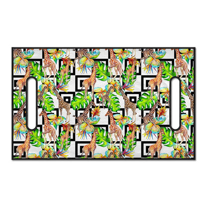 Exotic Tropical Giraffe Pattern Print Golf Cart Seat Cover