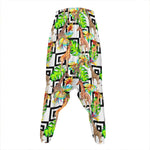Exotic Tropical Giraffe Pattern Print Hammer Pants