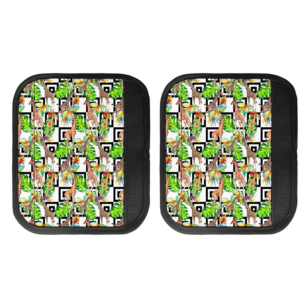 Exotic Tropical Giraffe Pattern Print Handle Covers