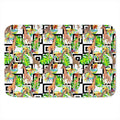 Exotic Tropical Giraffe Pattern Print Indoor Door Mat
