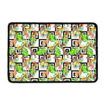 Exotic Tropical Giraffe Pattern Print Kitchen Mat
