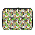 Exotic Tropical Giraffe Pattern Print Laptop Sleeve