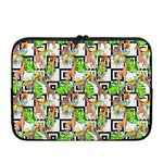 Exotic Tropical Giraffe Pattern Print Laptop Sleeve