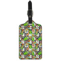 Exotic Tropical Giraffe Pattern Print Luggage Tag
