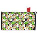 Exotic Tropical Giraffe Pattern Print Mailbox Cover