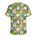 Exotic Tropical Giraffe Pattern Print Men's Sports T-Shirt
