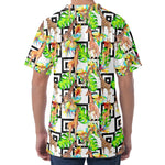 Exotic Tropical Giraffe Pattern Print Men's Velvet T-Shirt