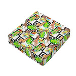 Exotic Tropical Giraffe Pattern Print Outdoor Seat Cushion Cover