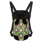 Exotic Tropical Giraffe Pattern Print Pet Carrier Backpack