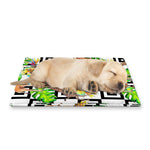 Exotic Tropical Giraffe Pattern Print Pet Cooling Mat Cover