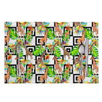 Exotic Tropical Giraffe Pattern Print Placemat