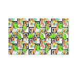 Exotic Tropical Giraffe Pattern Print Polyester Flag