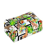 Exotic Tropical Giraffe Pattern Print Rectangle Tissue Box Cover