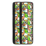 Exotic Tropical Giraffe Pattern Print Refrigerator Handle Covers