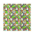 Exotic Tropical Giraffe Pattern Print Silk Bandana