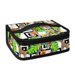 Exotic Tropical Giraffe Pattern Print Small Lunch Bag