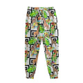 Exotic Tropical Giraffe Pattern Print Sweatpants