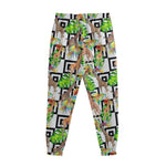 Exotic Tropical Giraffe Pattern Print Sweatpants