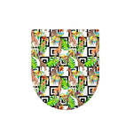 Exotic Tropical Giraffe Pattern Print Toilet Lid Cover