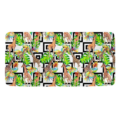 Exotic Tropical Giraffe Pattern Print Towel