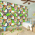 Exotic Tropical Giraffe Pattern Print Wall Sticker