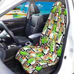 Exotic Tropical Giraffe Pattern Print Waterproof Car Seat Cover