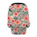 Exotic Tropical Hibiscus Pattern Print Baby Seat Cover