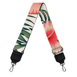 Exotic Tropical Hibiscus Pattern Print Bag Strap