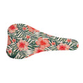 Exotic Tropical Hibiscus Pattern Print Bicycle Seat Cover
