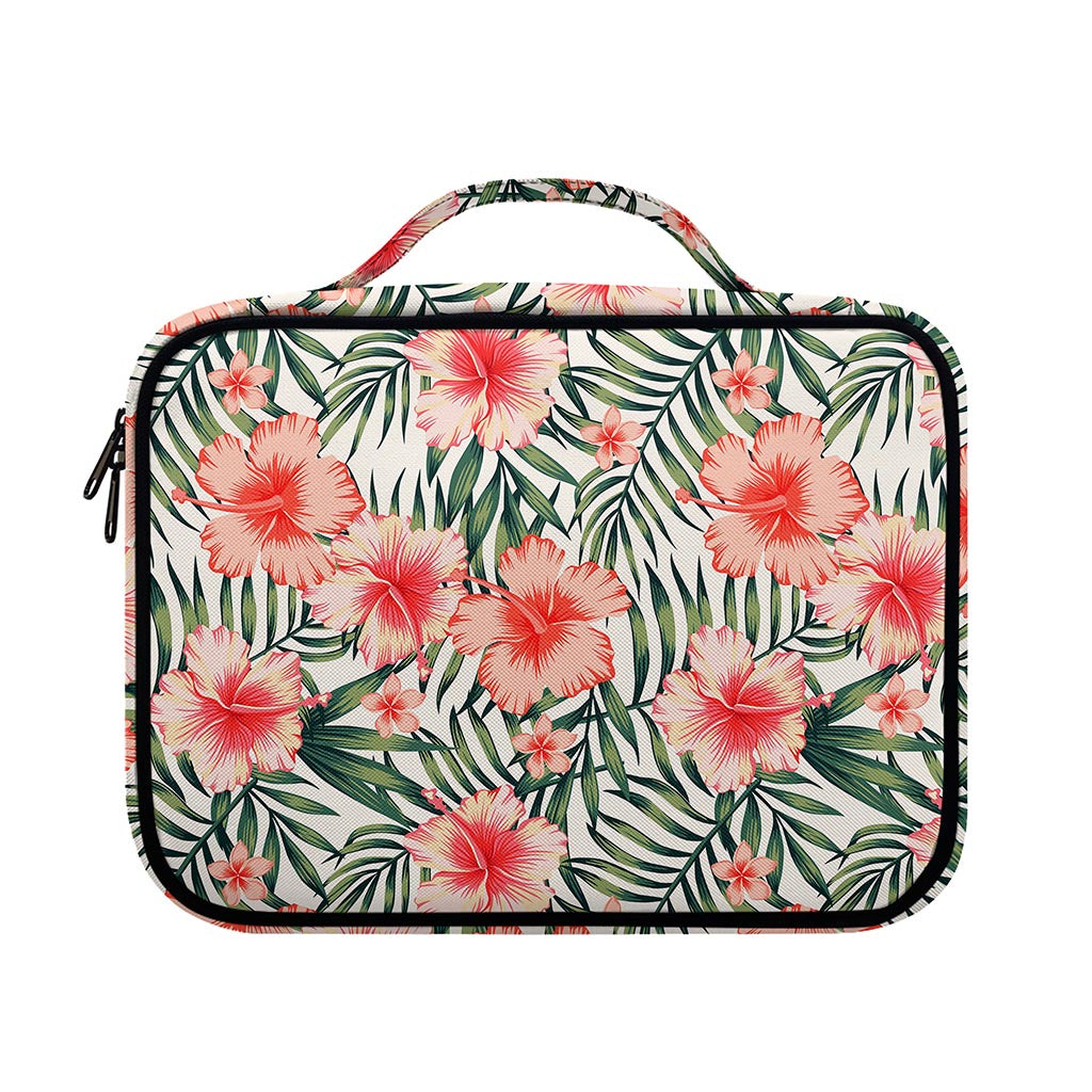 Exotic Tropical Hibiscus Pattern Print Briefcase Bible Bag