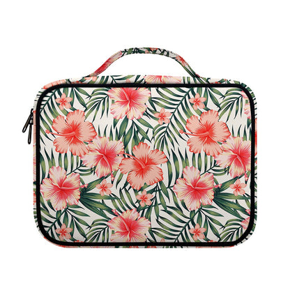 Exotic Tropical Hibiscus Pattern Print Briefcase Bible Bag