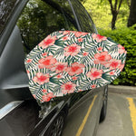 Exotic Tropical Hibiscus Pattern Print Car Side Mirror Covers