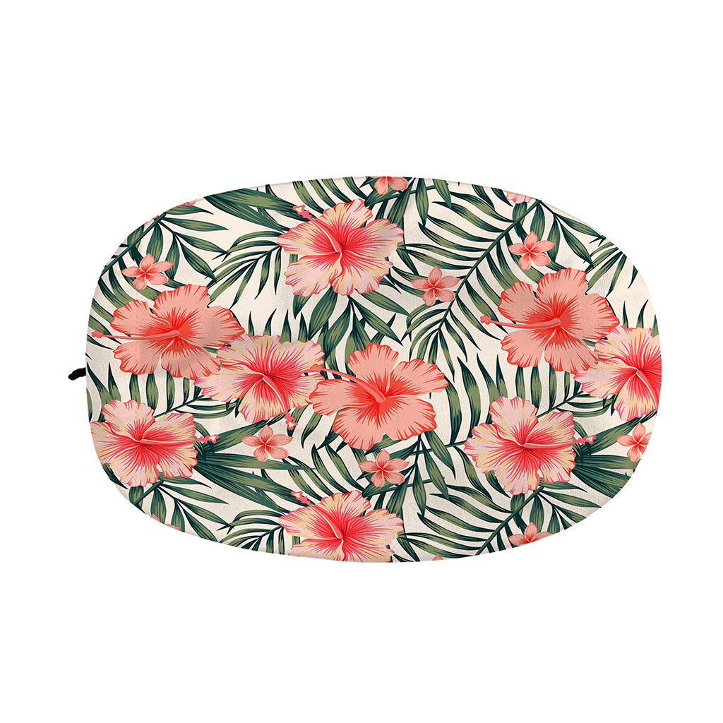 Exotic Tropical Hibiscus Pattern Print Car Side Mirror Covers