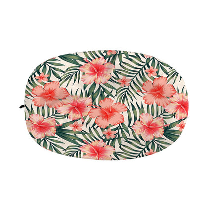 Exotic Tropical Hibiscus Pattern Print Car Side Mirror Covers