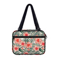 Exotic Tropical Hibiscus Pattern Print Double Strap Bible Bag