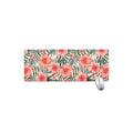 Exotic Tropical Hibiscus Pattern Print Extended Mouse Pad