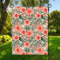 Exotic Tropical Hibiscus Pattern Print Garden Flag